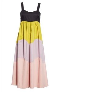 Kate Spade colorblock maxi dress